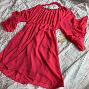 Altar’d state Coral Bright Summer Dress